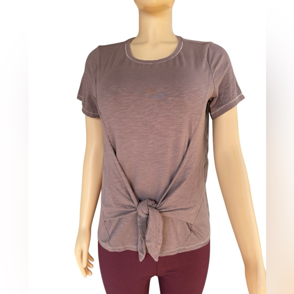 Casual Taupe Women's Short Sleeve Active Tee Shirt